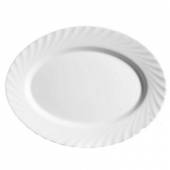 Блюдо овальное 330*245мм Norma Romantic опаловое стекло Блюдо овальное 330*245мм Norma Romantic опаловое стекло