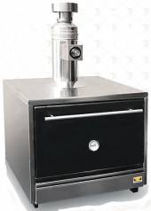 Печь на древесном топливе Vortmax CHO 45S Inox со сплошной дверью