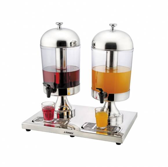 Диспенсер для сока 2*8л P.L. Proff Cuisine X23688TX2 / JQ-CD047