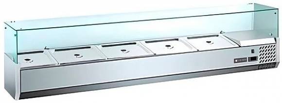 Витрина холодильная настольная Tatra TVR1800-8GN1/4 Витрина холодильная настольная Tatra TVR1800-8GN1/4