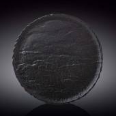 Тарелка 255мм круглая Wilmax WL-661126/A черная /3/24/ Тарелка 255мм круглая Wilmax WL-661126/A черная /3/24/