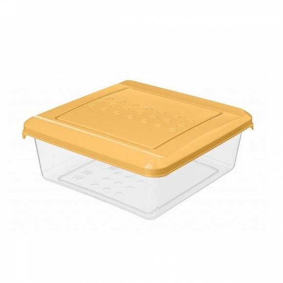 Контейнер для продуктов квадр. 0,5 л. 12,4*12,4*5 см. п/п с крышкой (221100304/01) /1/26/ Контейнер для продуктов квадр. 0,5 л. 12,4*12,4*5 см. п/п с крышкой (221100304/01) /1/26/