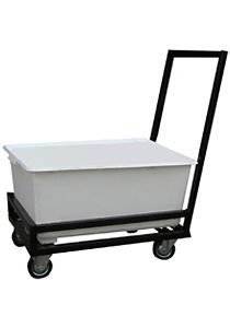 Тележка для белья Вязьма ТП-130 130л (корзина из пластика)