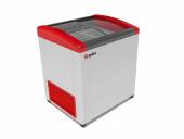 Ларь морозильный с наклонным гнутым стеклом Frostor Gellar FG 250 E красный