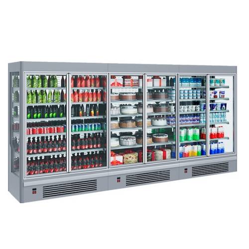 Витрина пристеночная Stretto 2500-07 MG (RAL9003+3020+9003, боковая панель прав.и лев. со стеклом Витрина пристеночная Stretto 2500-07 MG (RAL9003+3020+9003, боковая панель прав.и лев. со стеклом