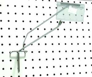 В. Крючок хромированный с ценникодержателем 250мм Водолей