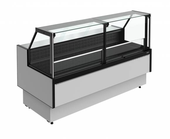 Витрина морозильная Полюс GC95 PALM 3 SL 1,8-1 с боковинами (версия 2.0) 9006-9005