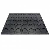 Лист для выпечки гамбургеров 90 мм 530*325 с антипригарным покрытием Лист для выпечки гамбургеров 90 мм 530*325 с антипригарным покрытием