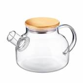 Чайник заварочный 850мл из стекла c крышкой из бамбука TC-208-B Чайник заварочный 850мл из стекла c крышкой из бамбука TC-208-B