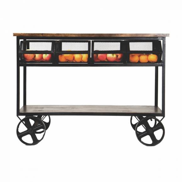 Тележка сервировочная, 120*40*75 см. P.L.--Hotelware WKT 65218