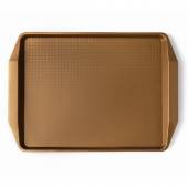 Поднос прямоугольный 42х30см золотой поверхность классик (508) MGprof 1732