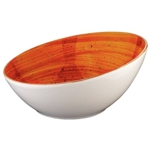 Салатник наклонный 22см 750мл фарфор Vanta Aura Terracota Bonna /6/ ATC VNT 22 KS