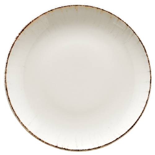 Тарелка глубокая 500мл 200 мм фарфор Gourmet Retro Bonna E100GRM20CK коричневый край b