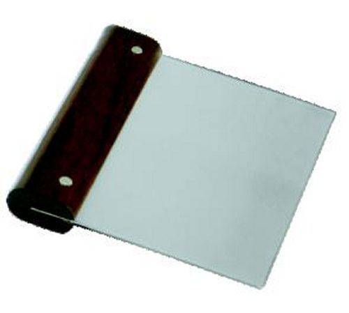 Скребок 130х110мм нерж. с деревянной ручкой Maco