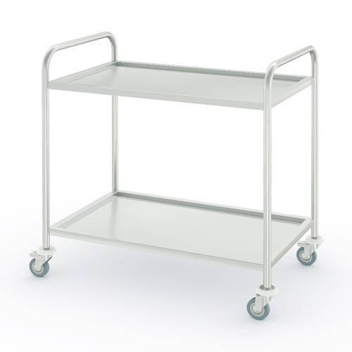 Тележка сервировочная Атеси ТС-2 разборная 2 уровня Тележка сервировочная Атеси ТС-2 разборная 2 уровня