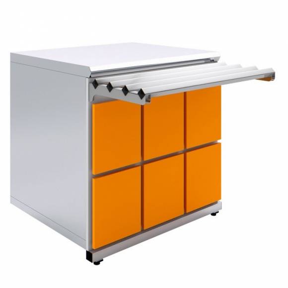 Прилавок нейтральный Domino Luxstahl ПН-900 Premium