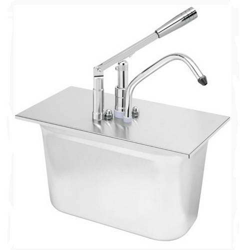 Дозатор для соусов с гастроемкостью GN 1/4*200 мм и дозированием рычагом Kalando KD0214 Дозатор для соусов с гастроемкостью GN 1/4*200 мм и дозированием рычагом Kalando KD0214