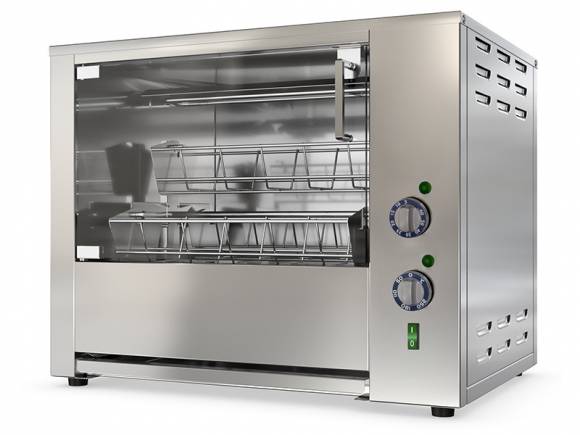 Гриль для кур Atesy Командор-4Э-Т карусельный на 8 кур