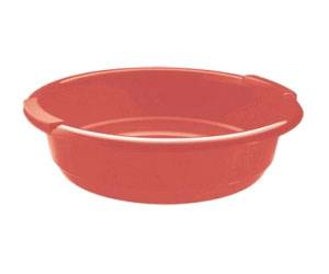 Миска круглая пластик 320мм бордовая 432104121 5л /44/