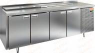 Стол холодильный для салатов Hicold SL2-1111GN (1/6)  с крышкой