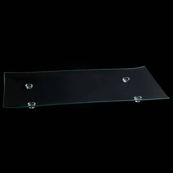 Блюдо прямоугольное на ножках 500*300мм Corone Aqua кт0166 Блюдо прямоугольное на ножках 500*300мм Corone Aqua кт0166