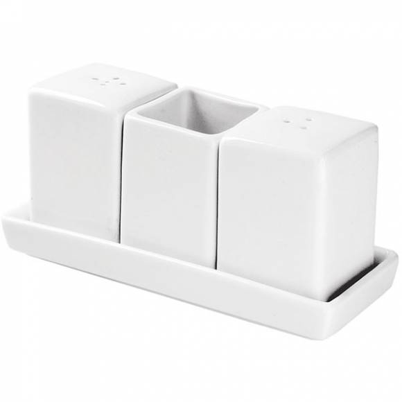 Набор для специй 3 предмета H=60 L=130 B=55мм «Кунстверк» A2750 /1/48/ Набор для специй 3 предмета H=60 L=130 B=55мм «Кунстверк» A2750 /1/48/