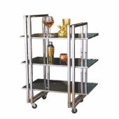 Тележка сервировочная,нержавеющая сталь 78*45*107 см. P.L.--Hotelware PBT 65210 AC