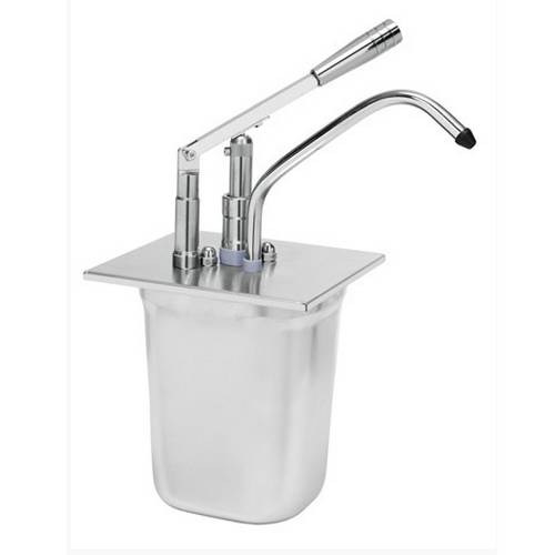 Дозатор для соусов с гастроемкостью GN 1/6*200 мм и дозированием рычагом Kalando KD0216 Дозатор для соусов с гастроемкостью GN 1/6*200 мм и дозированием рычагом Kalando KD0216