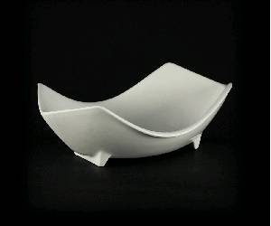 Ваза для фруктов 250х170мм Chan Wave (Quadro) шестиугольная ivory LQ-QB0019В фк0213