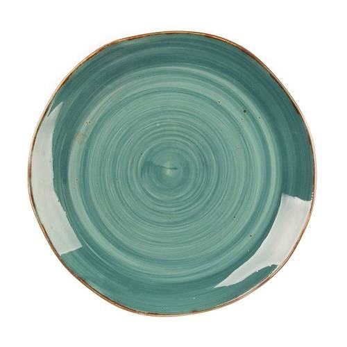 Тарелка 255мм фарфор Fusion Green Sea P.L. 81223164 /6/