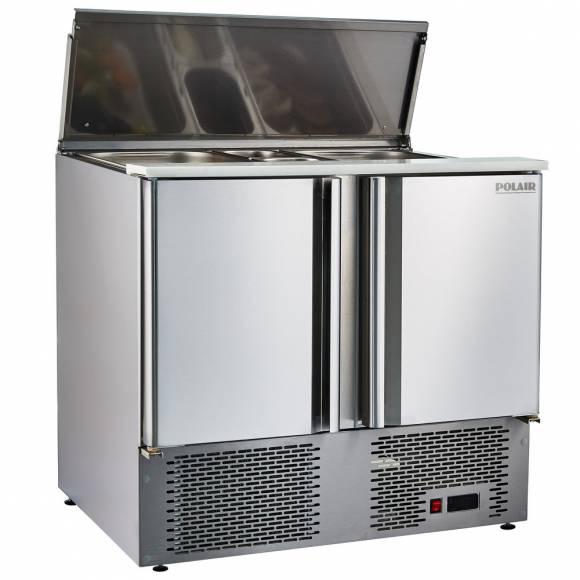 Стол холодильный саладетта Polair Grande TMi2GNsal-G GN1/1+1/4 2 двери Стол холодильный саладетта Polair Grande TMi2GNsal-G GN1/1+1/4 2 двери