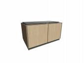 МОБ-Д-В-П 1600х900х860 серия RD1 Каркас с обшивкой ЛДСП, двери, полка, под встройку, пристеный МОБ-Д-В-П 1600х900х860 серия RD1 Каркас с обшивкой ЛДСП, двери, полка, под встройку, пристеный