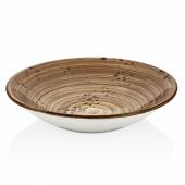 Тарелка глубокая 800 мл 210мм фарфор Vintage By Bone HA-VT-FL-21-CK /6/ Тарелка глубокая 800 мл 210мм фарфор Vintage By Bone HA-VT-FL-21-CK /6/