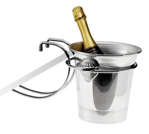 Подставка для ведра для вина/шампанского d=20,5 см. h=17,2 см. хром. Tellier NC024