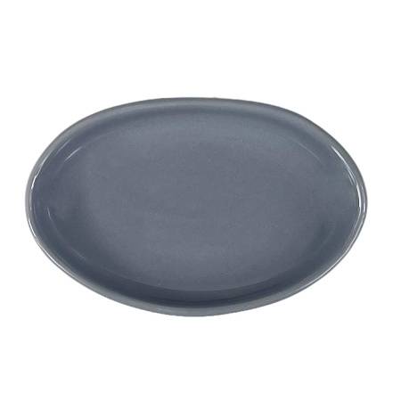 Блюдо овальное 150*100 мм. серый, волнистый край Ground Bonna GRSCRA15OV Блюдо овальное 150*100 мм. серый, волнистый край Ground Bonna GRSCRA15OV