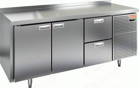 Стол холодильный Hicold SN112/TN 2 двери 2 ящика Стол холодильный Hicold SN112/TN 2 двери 2 ящика