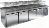 Стол холодильный HICOLD SN 1111/TN LT SH  4 двери 