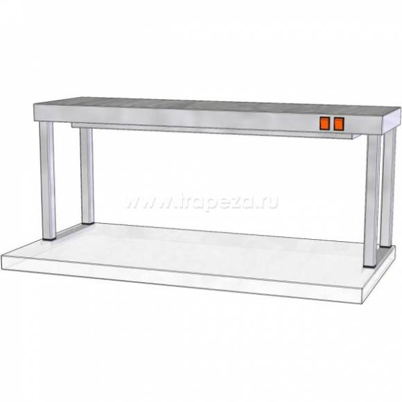 Полка настольная одноярусная с подогревом ТТМ ПНПК1-090/3 97034