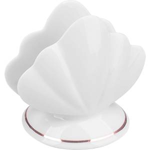 Салфетница "Елена" DOFZ фарфор белый, золотой 0С0162 03172341