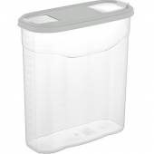 Банка для сыпучих прод. 4000 мл. 245*105*260 мм. с пластик. крышкой 73026