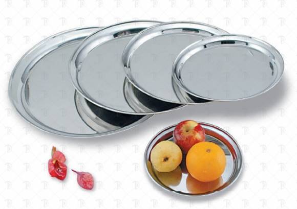Поднос сервировочный круглый 40см Eksi STR16 нерж. Поднос сервировочный круглый 40см Eksi STR16 нерж.