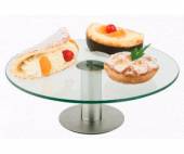 Подставка для торта 300мм h=11cm нерж крутящ. APS 00464 Подставка для торта 300мм h=11cm нерж крутящ. APS 00464