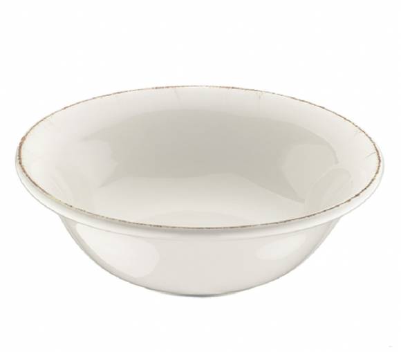 Салатник 700мл 180 мм фарфор Gourmet Retro Bonna E100GRM18KS коричневый край b