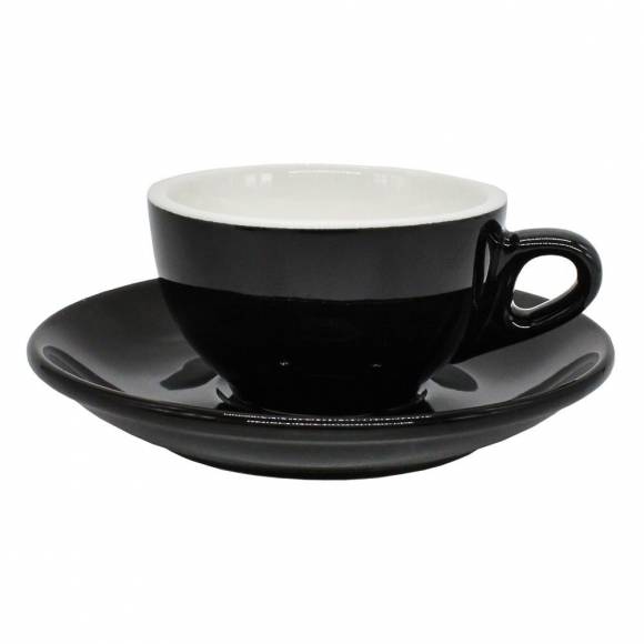 Чайная пара 200 мл черный цвет Barista P.L CS200312-BA /4/ Чайная пара 200 мл черный цвет Barista P.L CS200312-BA /4/
