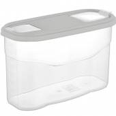 Банка для сыпучих прод. 2500 мл. 245*105*175 мм. с пластик. крышкой 73037