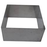 Форма кондитерская 110х110х100мм Квадрат Спика нерж. Форма кондитерская 110х110х100мм Квадрат Спика нерж.