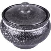 в Горшок для запекания 0,4л D=105 H=105мм«Млечный путь» фарфор черный ФРФ88803253 /16/