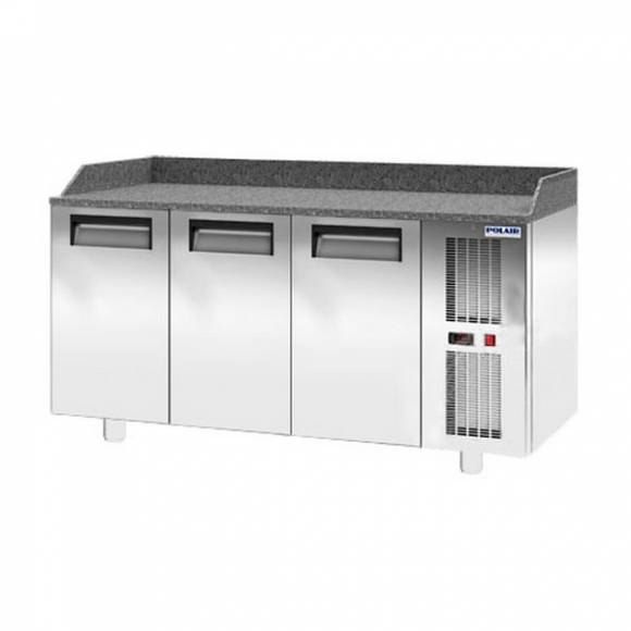 Стол холодильный Grande С Polair TM3GNpizza-GC 3 двери столешница гранит Стол холодильный Grande С Polair TM3GNpizza-GC 3 двери столешница гранит
