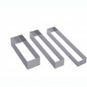 Форма кондитерская "Прямоугольник" 2,5х8см h2,5см, нерж.сталь De Buyer 3943.08 Форма кондитерская "Прямоугольник" 2,5х8см h2,5см, нерж.сталь De Buyer 3943.08