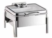 Чафинг-диш MVQ ROYAL 6 л с откидной крышкой квадратный Чафинг-диш MVQ ROYAL 6 л с откидной крышкой квадратный